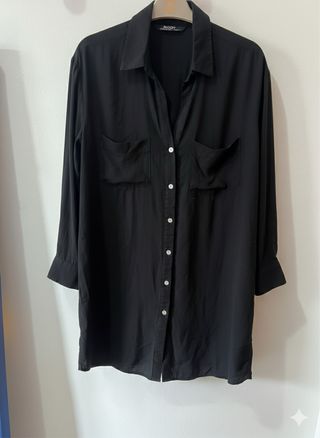 Camicia nera Alcott manica lunga
