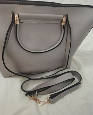 Bolso Parfois plateado/gris