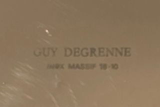 Bandeja de acero inox 18/10 vintage Guy Degrenne