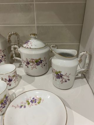 Juego de café de porcelana