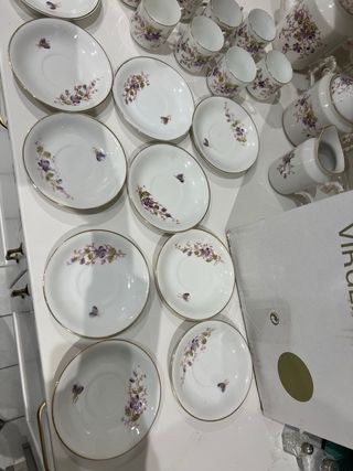 Juego de café de porcelana