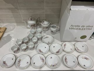 Juego de café de porcelana