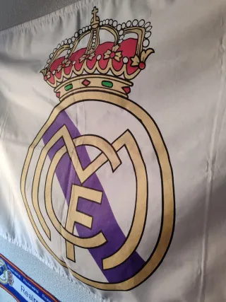 Antigua gran bandera 1'30m real Madrid años 80/90