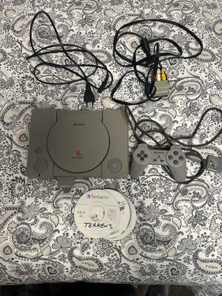 Consola PlayStation 1 + Mando + Juegos+memoricard.