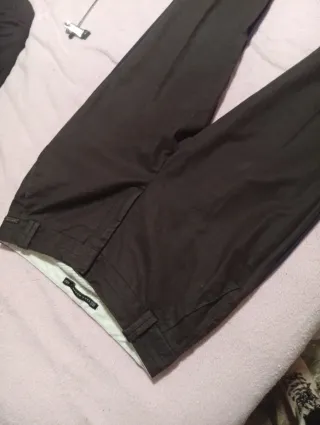 Pantalones marrones y grises talla 36.prec todo