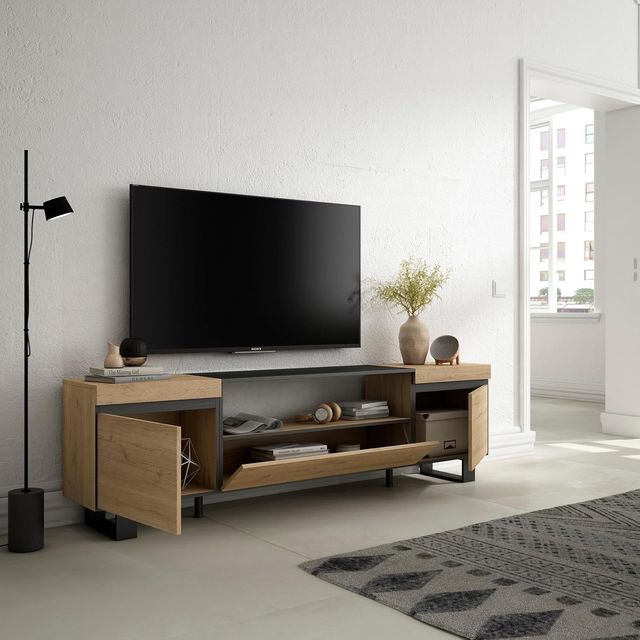 Mueble TV salón 200x57x35cm