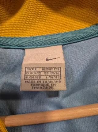 Chaqueta Nike Retro Track Jacket Azul y Amarillo