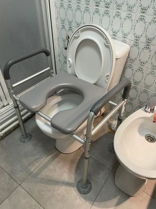 Silla WC Ortopédia regulable Ancianos Baño
