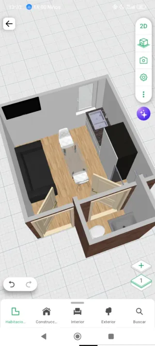 Habitación en alquiler con baño y cocina independi