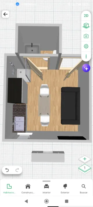 Habitación en alquiler con baño y cocina independi