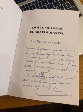 Lo que me contó el abuelo Manuel