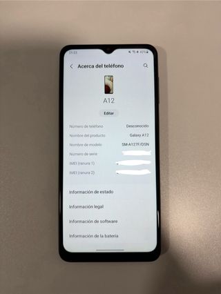 Samsung Galaxy A12 32GB Negro