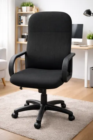 Silla de oficina/estudio negra