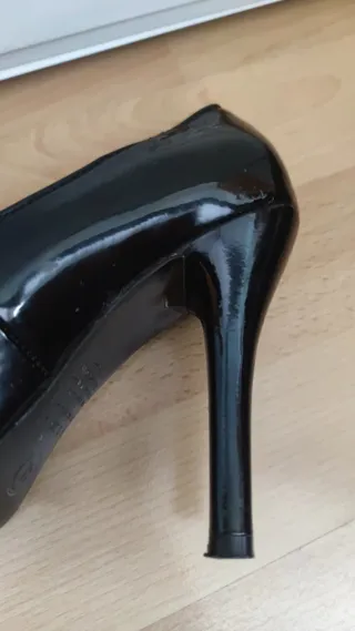 Zapatos piel charol Mango Talla 36