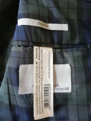 Giacca uomo grigio scuro