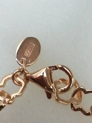 Pulsera Tous Plata Vermeil Oro Nueva