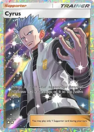 Carta Pokémon tcg pocket Cyrus / Helio Entrenador