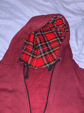 Sudadera Ska con cremallera y cuadros