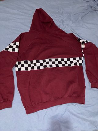 Sudadera Ska con cremallera y cuadros