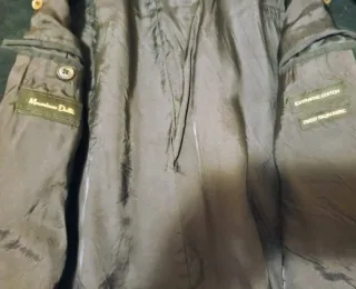 ABRIGO  CHAQUETA HOMBRE MASSIMO DUTTI 100% ALGODÓN