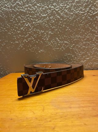 Cinturón Louis Vuitton Marrón Damier