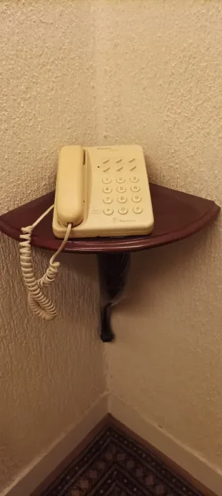 Estante vintage para teléfono