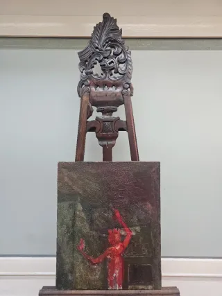 Óleo Expressionista años 50 Firmado A Pardo