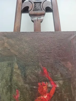 Óleo Expressionista años 50 Firmado A Pardo