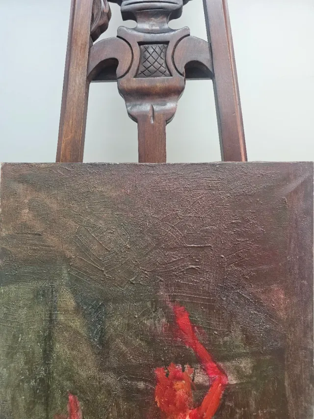 Óleo Expressionista años 50 Firmado A Pardo