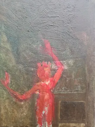 Óleo Expressionista años 50 Firmado A Pardo