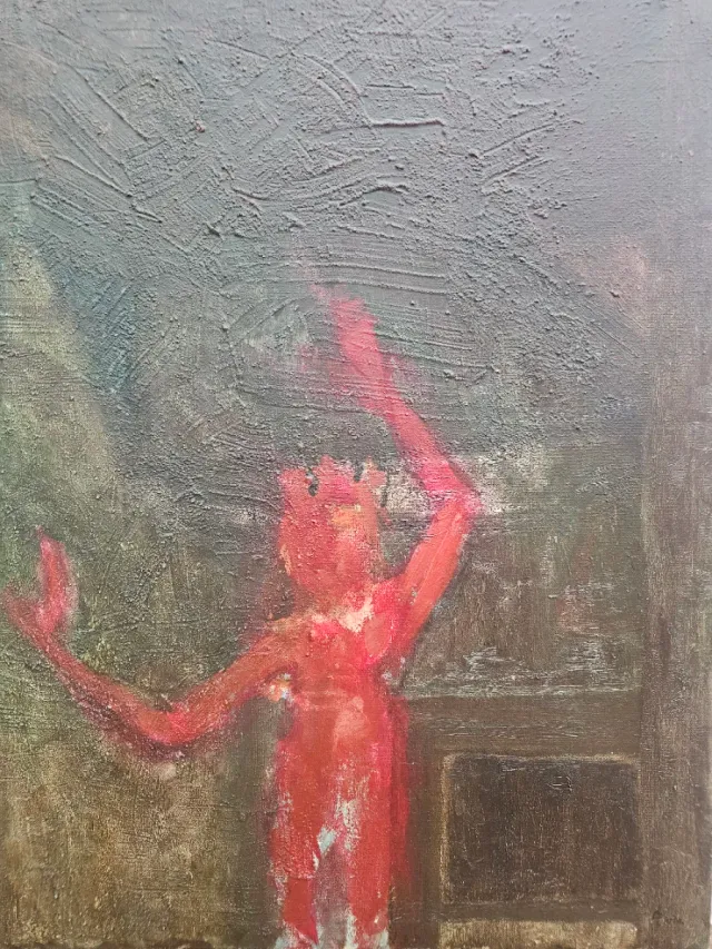 Óleo Expressionista años 50 Firmado A Pardo