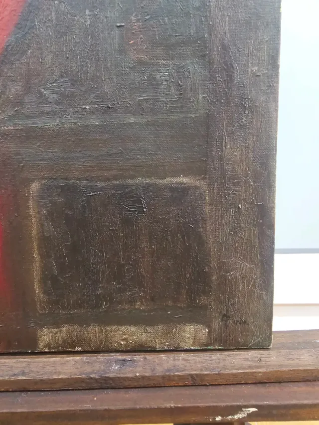 Óleo Expressionista años 50 Firmado A Pardo