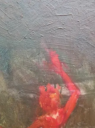 Óleo Expressionista años 50 Firmado A Pardo