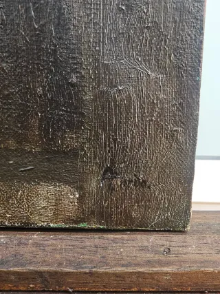 Óleo Expressionista años 50 Firmado A Pardo