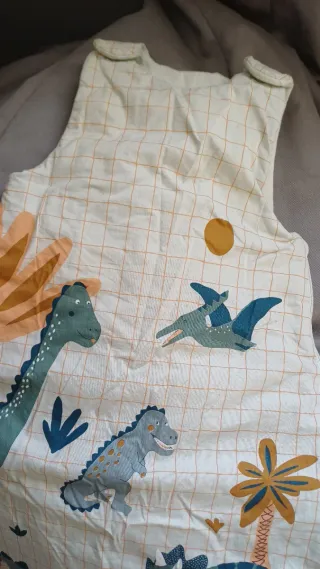 Saco dormir bebé invierno dinosaurios sin uso