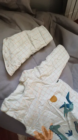 Saco dormir bebé invierno dinosaurios sin uso