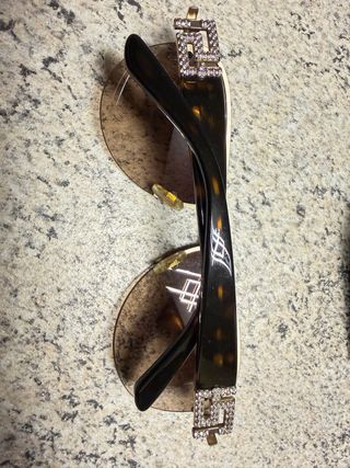 Occhiali da sole Versace marrone/oro