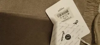 Pantalón mujer beige