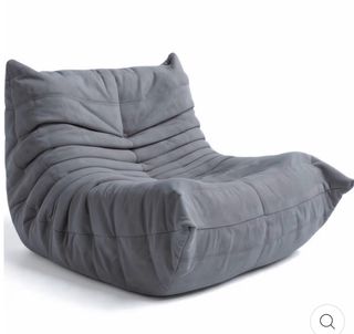 Puff Sillón Estilo Togo Gris