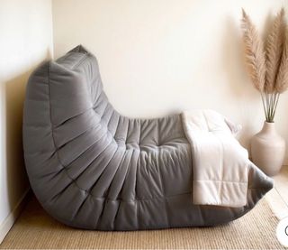 Puff Sillón Estilo Togo Gris