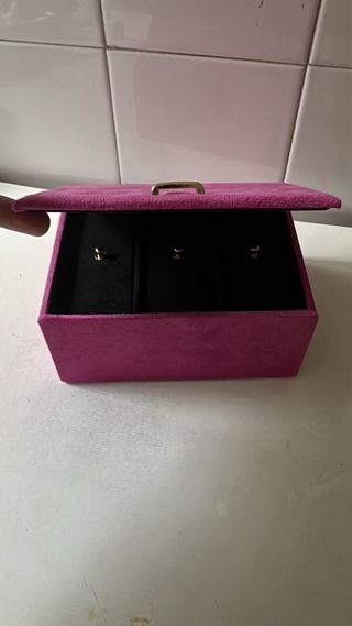 Joyero hecho a mano con cajones para regalar