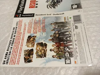 Carátula Resident Evil Outbreak PS2🇪🇦