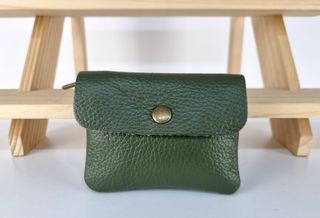 Monedero de Piel Genuina M - Made in Italy