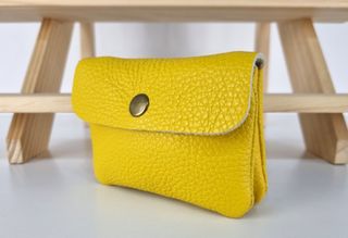 Monedero de Piel Genuina M - Made in Italy