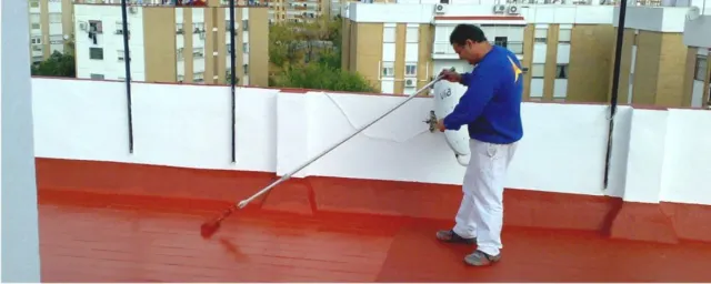 Impermeabilización tejado, terraza, fachada
