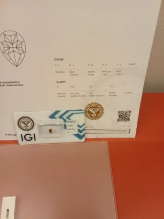 Diamante Pera 0.30 ct Claridad SL1