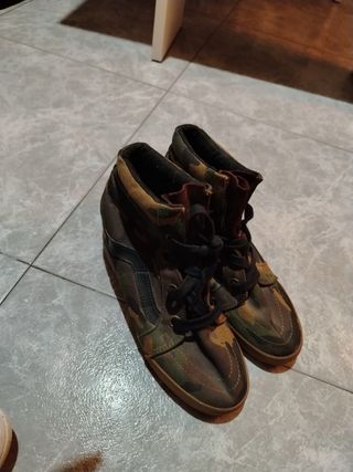 Vans Mujer Talla 38 Camuflaje