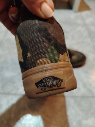 Vans Mujer Talla 38 Camuflaje