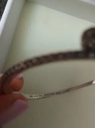 Pulsera Pandora Corazón Plata 925