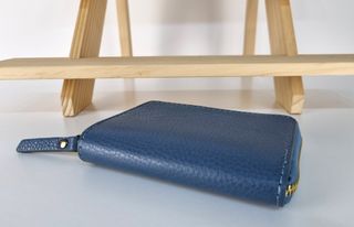 Cartera de Piel Genuina-Compartimentos-Italy